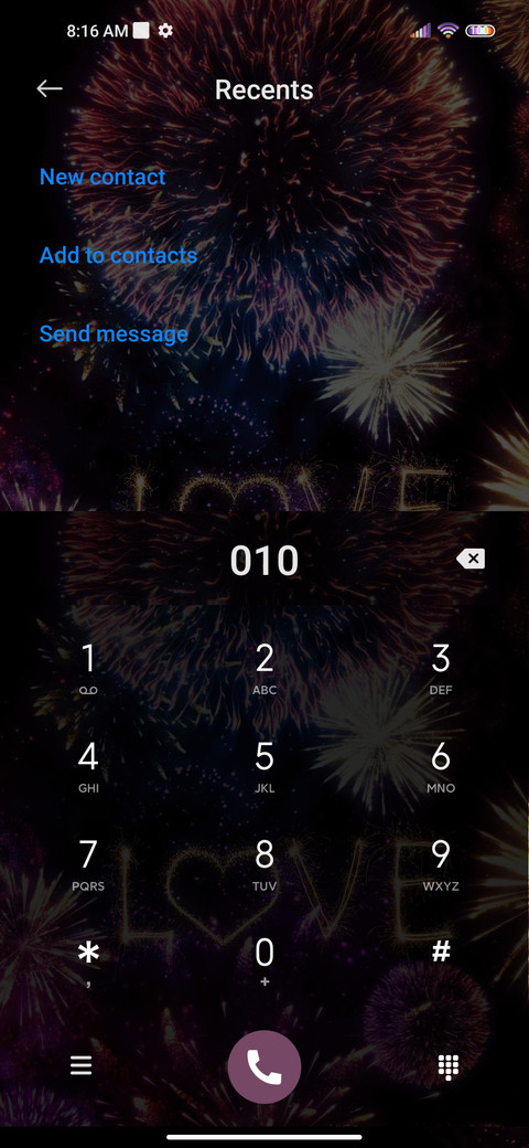 Love fireworks screenshot