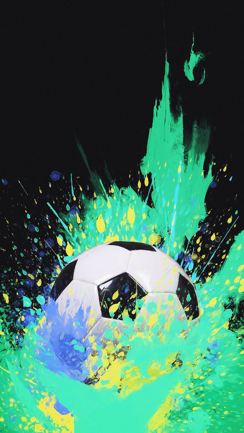 Concept of soccer ball, sport games, football match screenshot