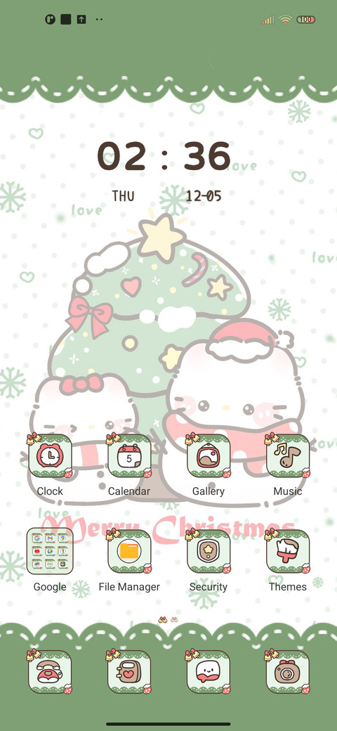 Christmas with cat screenshot
