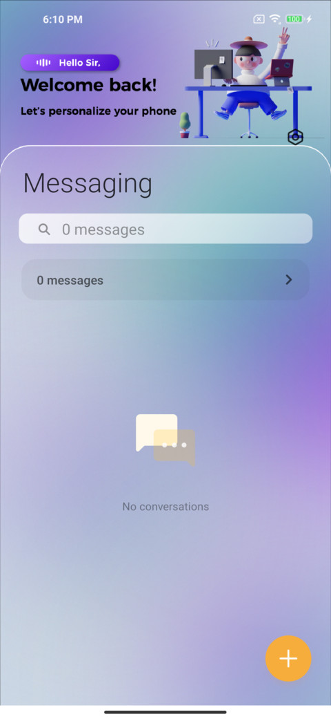 Glassmorph ui Lite screenshot
