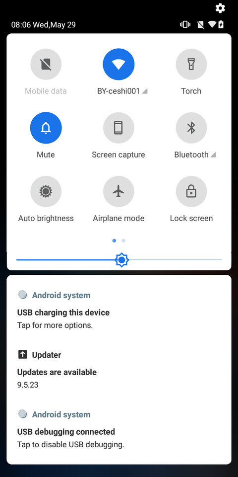 Stock Android Pie screenshot