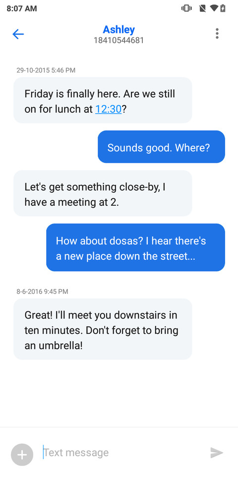 Stock Android Pie screenshot