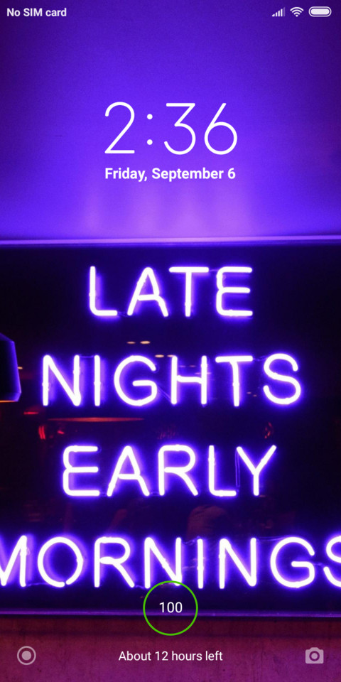 Red light screenshot
