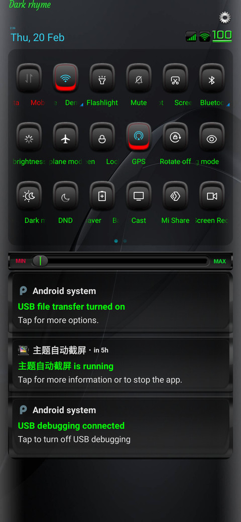 Dark rhyme V11 screenshot