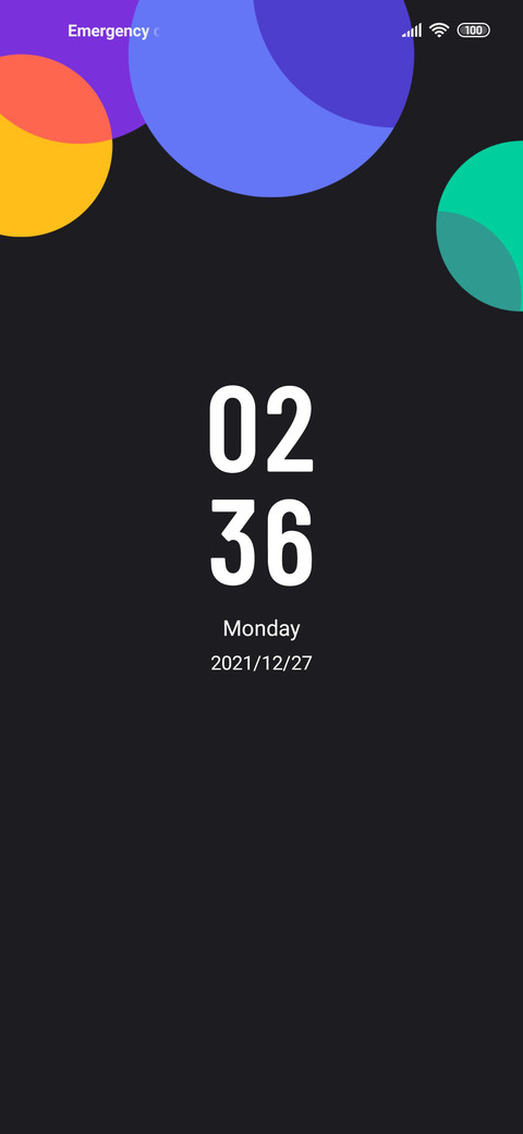 Colorful shapes screenshot