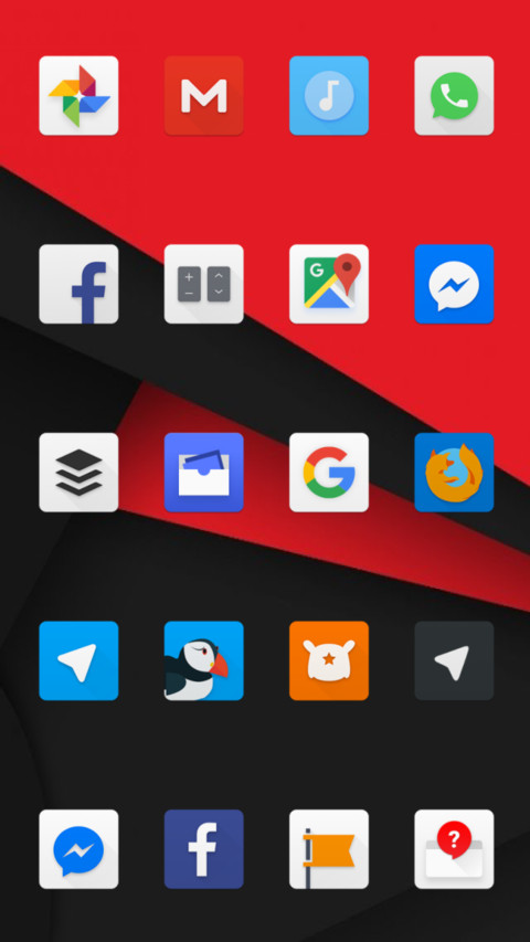 Android Black White V11 screenshot