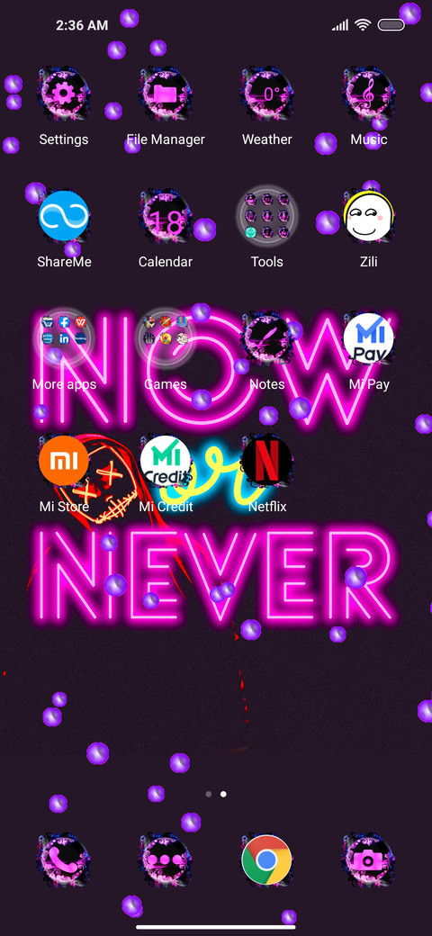 Neon Quote screenshot