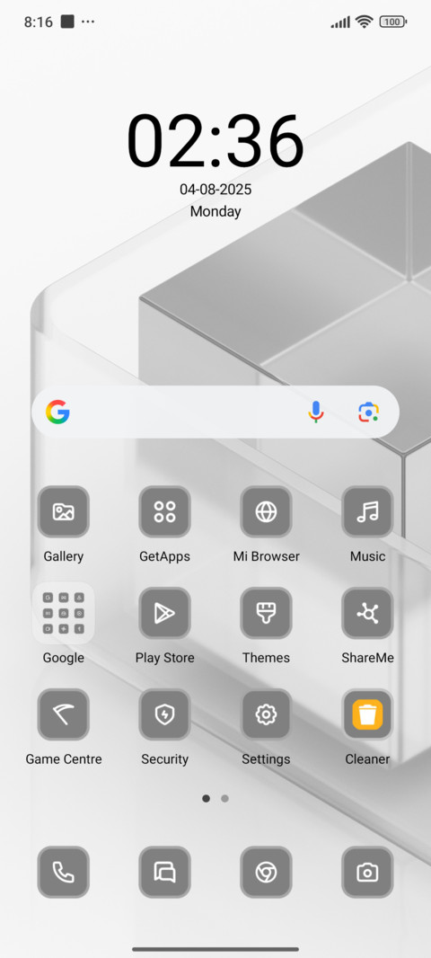 White Glass screenshot