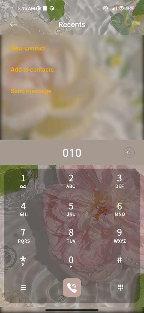 Spring flower screenshot