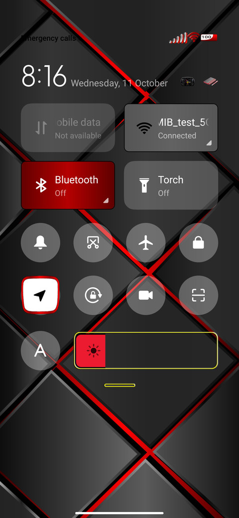 Red-Black Geometry screenshot