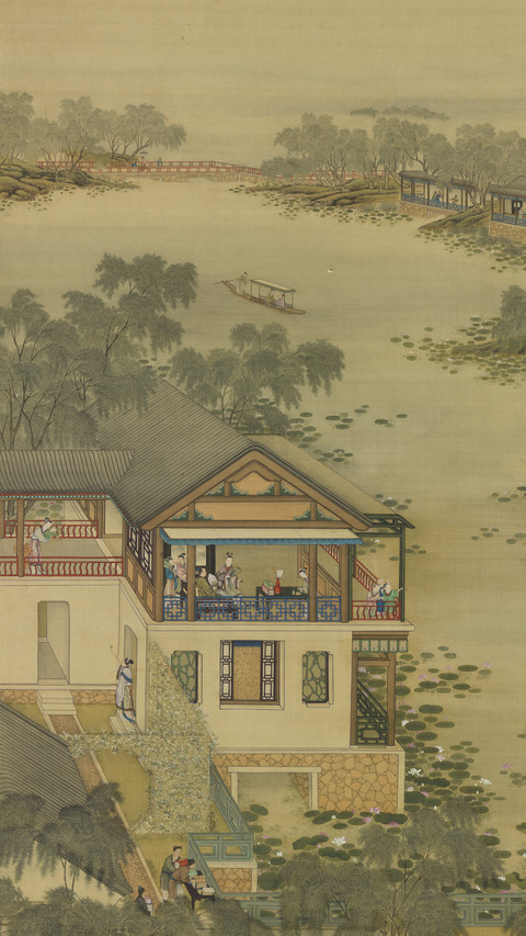 国画里的荷香清夏图 screenshot