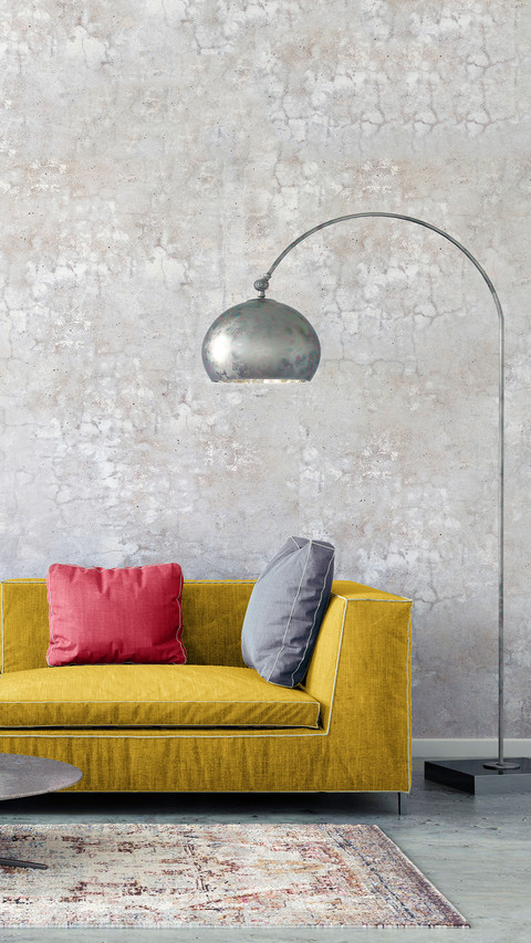 Pastel colored sofa with blank wall template14 screenshot