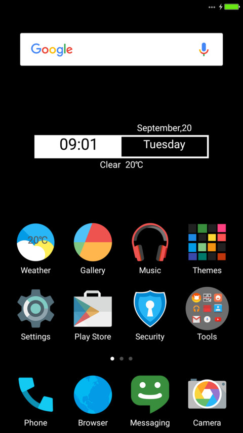 Andy7i UI screenshot