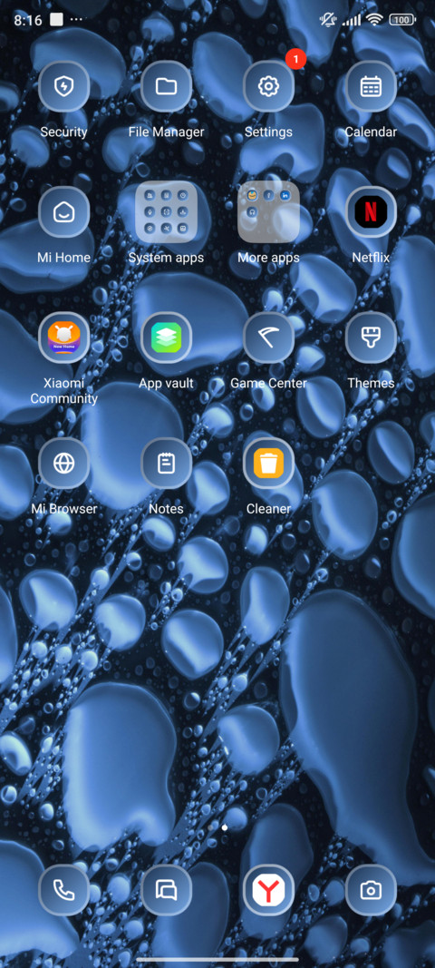 Droplets screenshot