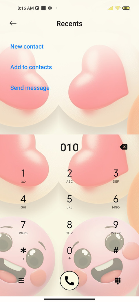 Mood diary screenshot