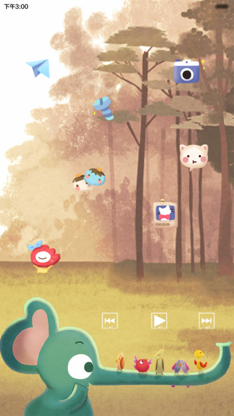 就是萌萌哒 iOS锁屏、自由桌面、音乐界面  screenshot