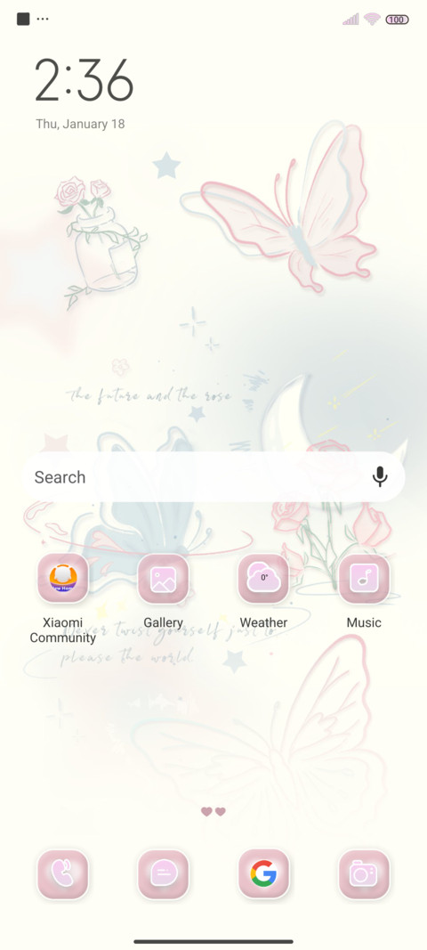 Butterfly ism screenshot