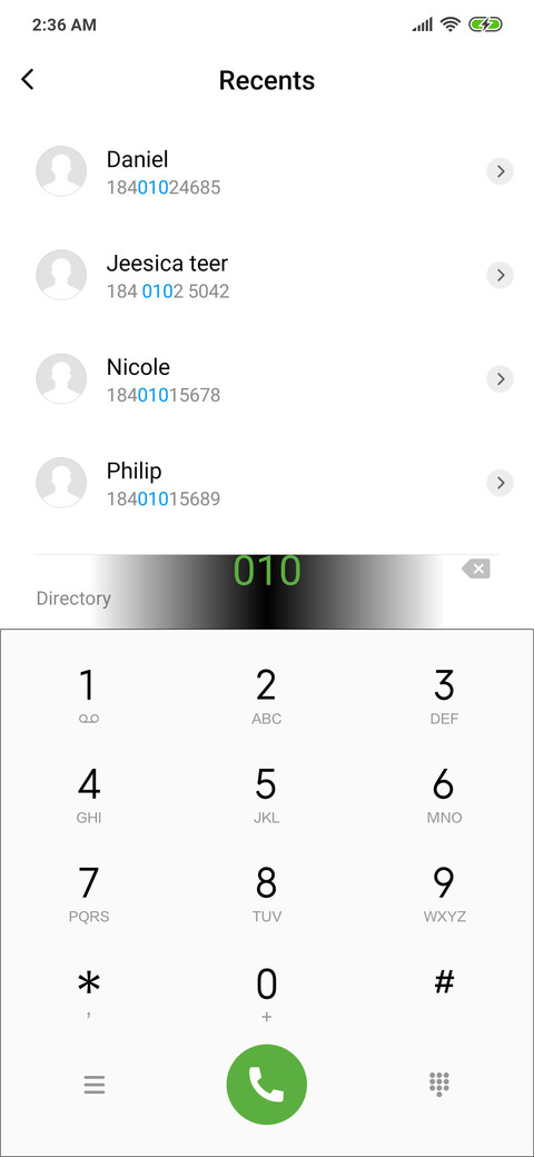 Green screenshot