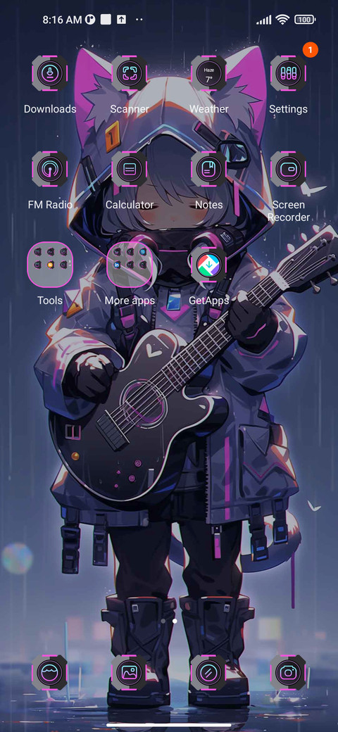 Electric guitar screenshot