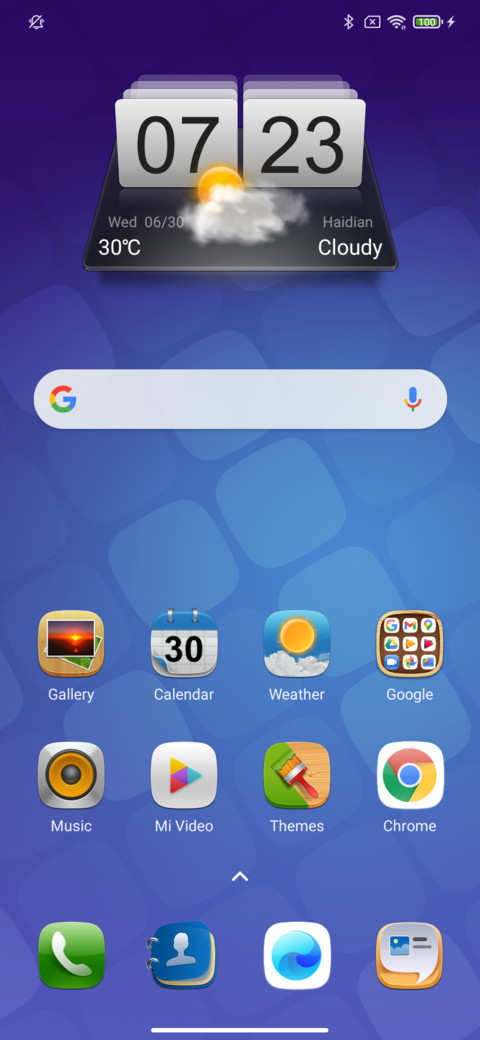 MIUI V1 screenshot