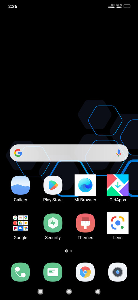 Zen Bluer LineUi screenshot