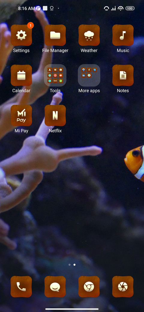 Coral screenshot