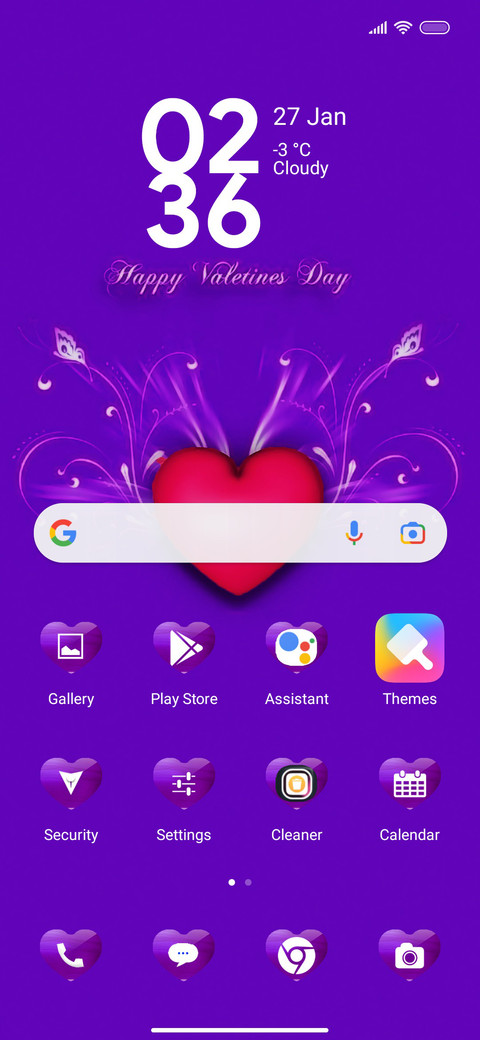 Valentine On screenshot