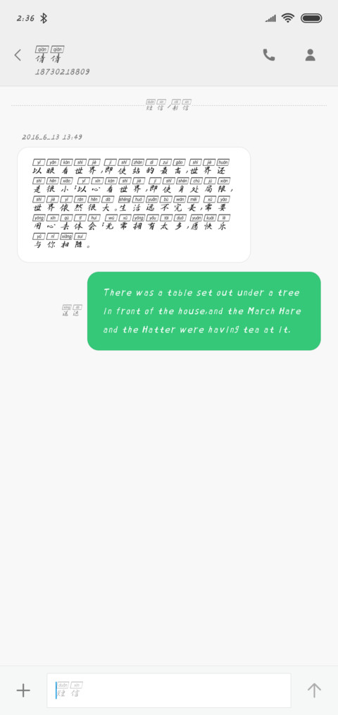 汉呈王天喜斜框拼音 screenshot