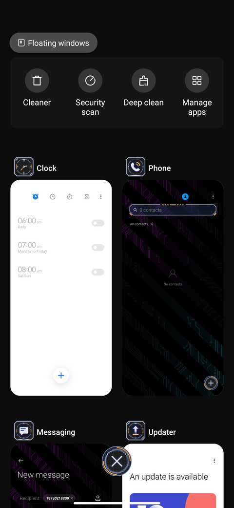 dark technology screenshot