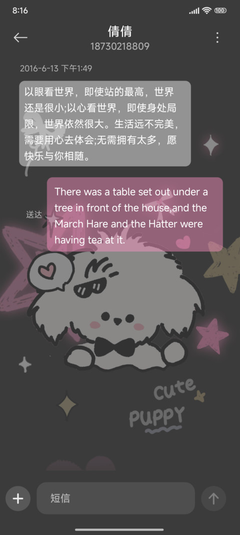 黑粉发光星芒小狗 screenshot