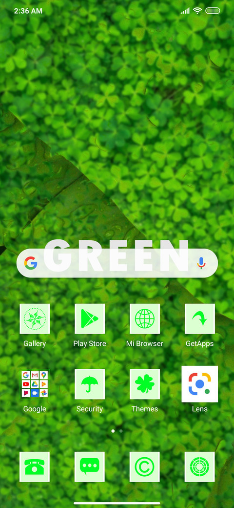 Leaves Green screenshot