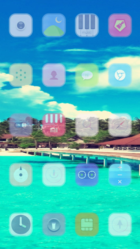 The blue sky screenshot