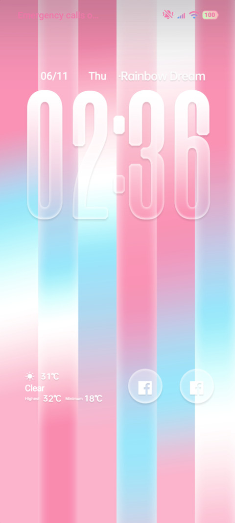 Colorful custom screenshot