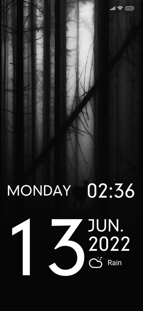 Monochromatic thre screenshot