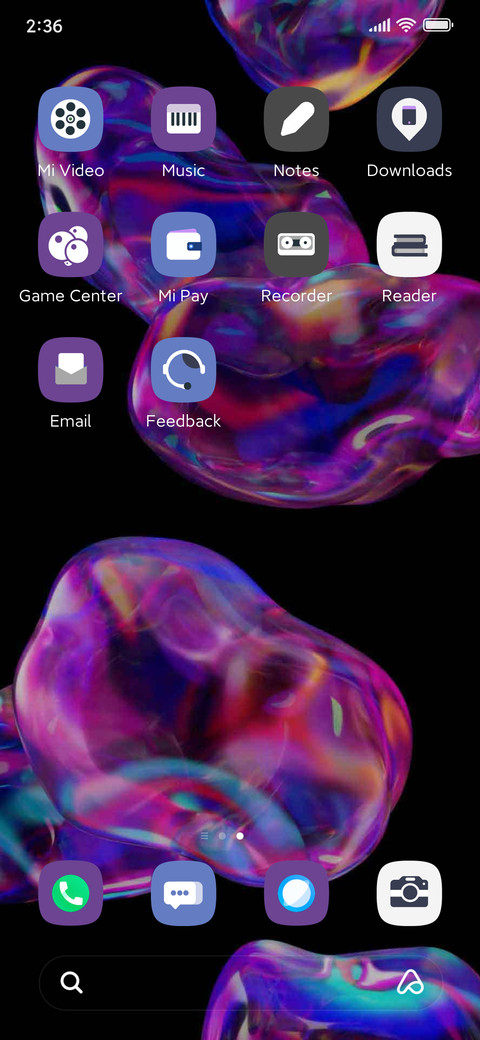 Dancing bubble screenshot