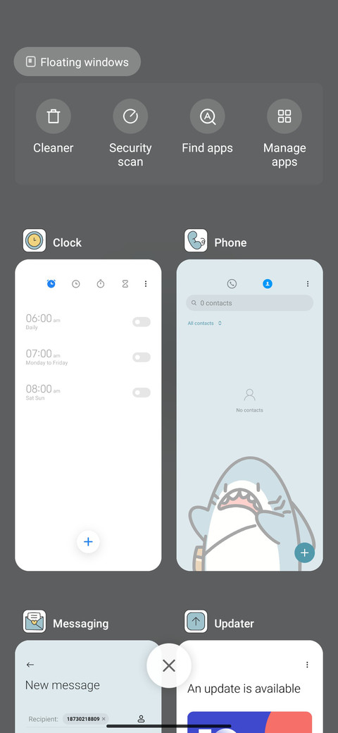 Line wind shark screenshot