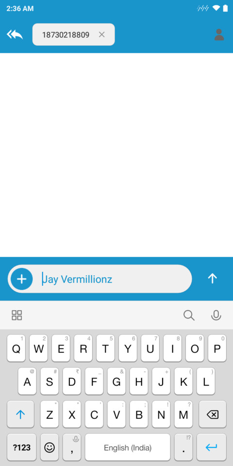 White Blue V10 screenshot