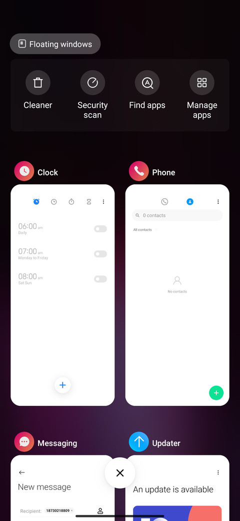 Purple screenshot