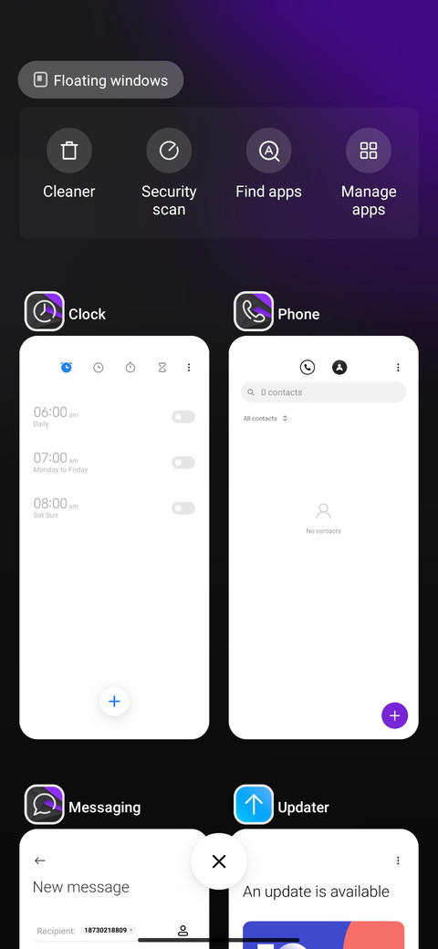 Purple Abstract screenshot