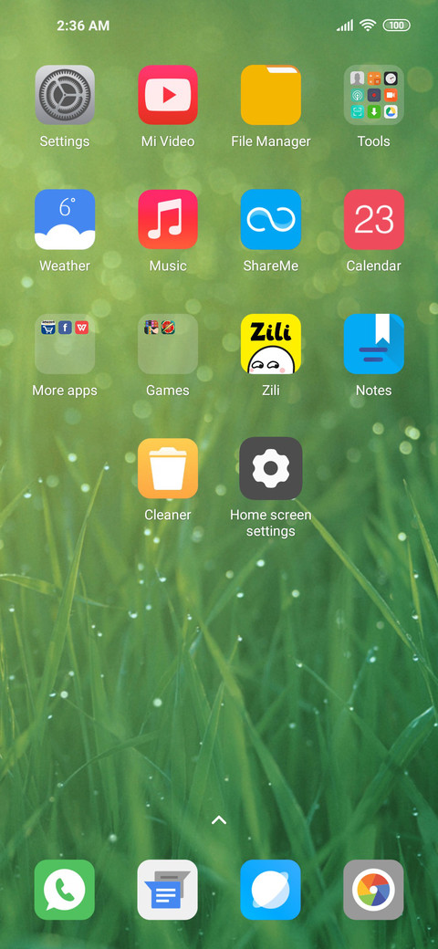 Greenery screenshot