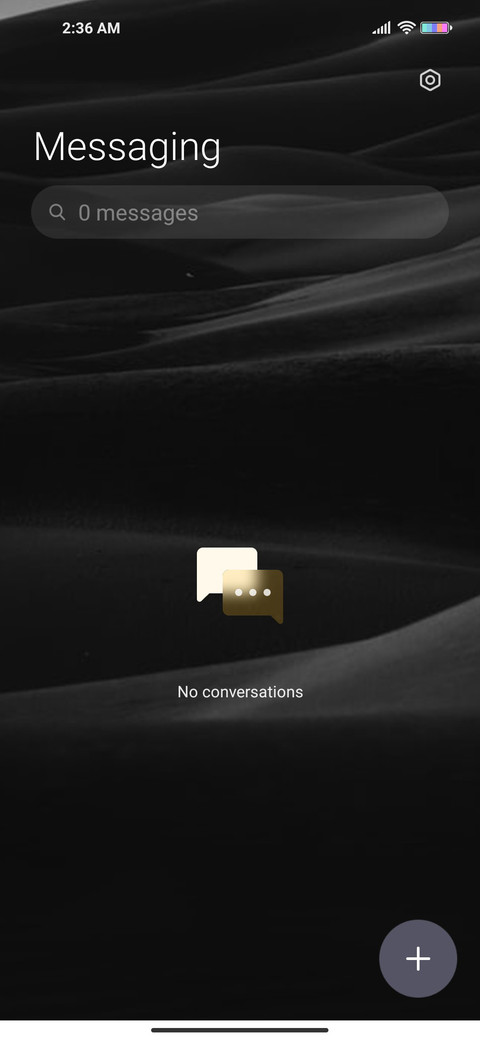 Trendy contrasting screenshot