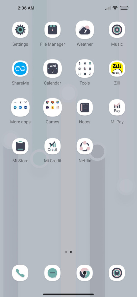 Colorful lines screenshot