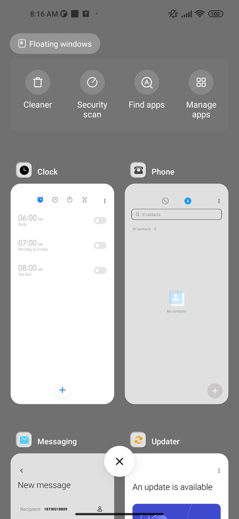 Robot mimicry screenshot