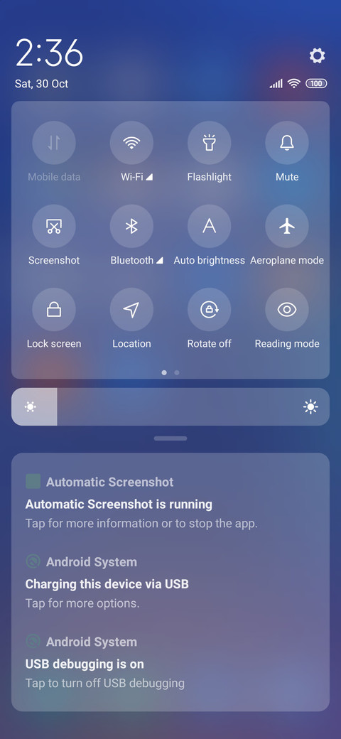Glass clock screenshot