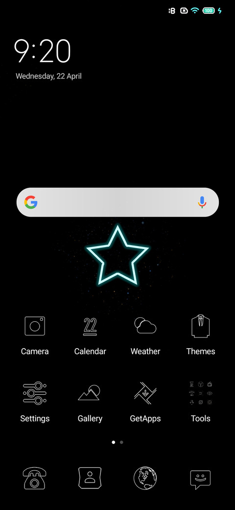Space star screenshot