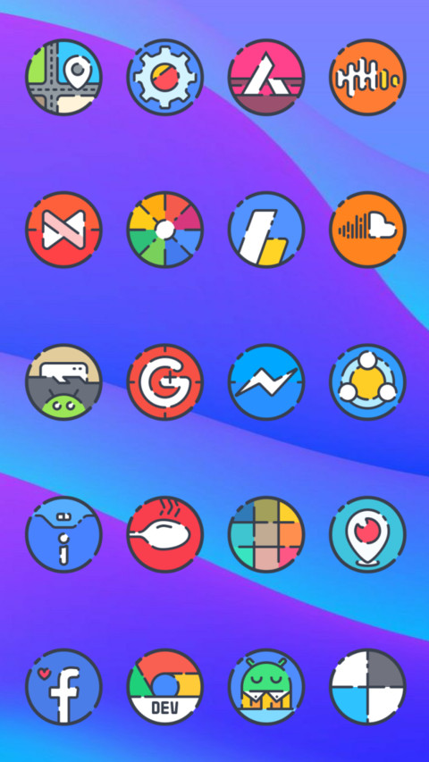 White Gradient V11 screenshot