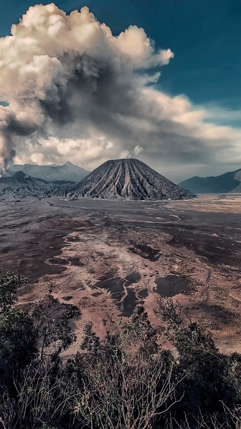 火山风光-拍信图库 screenshot