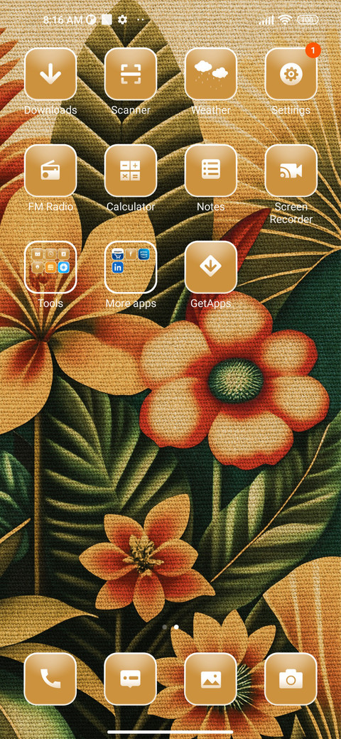 Old Style Flowers screenshot