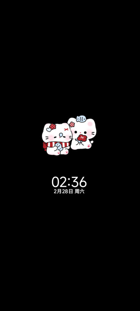乱序os小猫防窥屏 screenshot