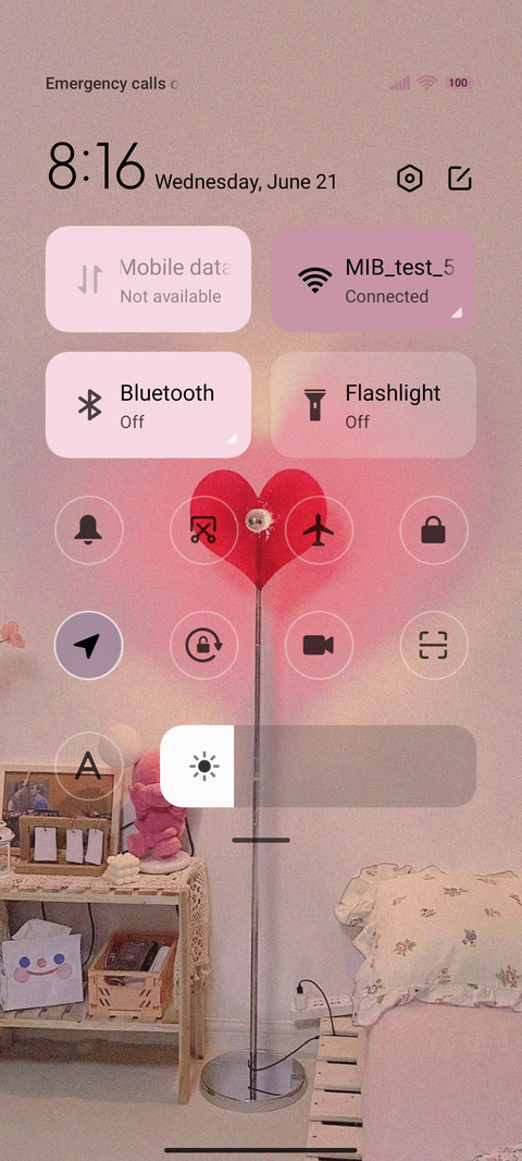 Cardiac signal screenshot